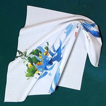 [다바르샘] 천아트 주문제작 남성용 면 선물용 손수건