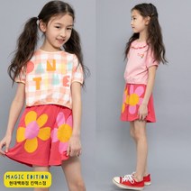 [매직에디션9] 덕콰이어트 빅플라워팬츠 라즈베리 DQ32FPT116