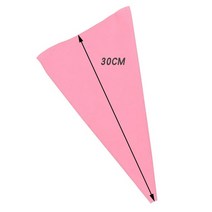 계량 1-4pcs 주방 가제 크림 과자 가방 베이킹 액세서리 diy 케이크 장식 식품 학년 evatpu 재사용 가능한 배관, 1pc 핑크 12inch