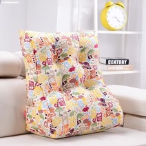 침대 머리 허리 보호대 삼각 쿠션 플러스 키높이 등받이 소파 쿠션 캔버스 전면 두꺼운 허리 보호대 분리 리프팅 창, 부엉이