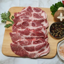 한돈 돼지 목살 (냉장) 1kg 통목살 스테이크 에어프라이어, 수육(보쌈)용, 1개