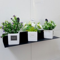 아트월 무타공 벽걸이선반 와이즈 거치대, KP-300(중)밀크화이트