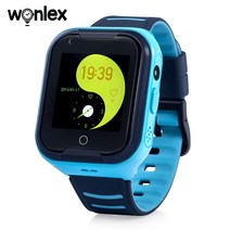 Wollex스마트 워치 학생 방수 카메라 전화 시계 4G 영상 통화 KT11 베이비 키즈 SOS 모니터 분실 방지 GPS, 06 Black and Strap