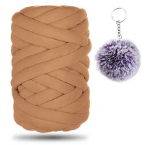 엣지프로 자이언트 얀 벨벳 가방 빅얀 1KG 망고실 루피실 핑거니팅 뜨개실 만들기, 05. 월넛