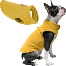 Gooby 강아지용 플리스 스웨터 조끼 네이비 XL, X-Large chest ( 22 )_Honey Mus