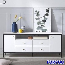 ForU64 모델하우스 같은 모모 거실장 3단 거실수납장 거실장식장 TV거실장 높은거실장, 브라운