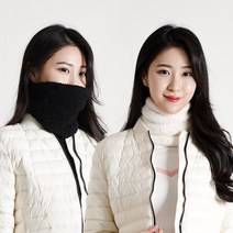 엔조이핏 골프 넥워머 겨울 목토시 방한 목도리, 블랙