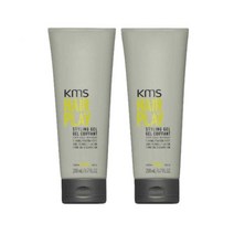 KMS HAIR PLAY 링 젤 6.7oz 200ml 2팩 펌 스트롱 홀드