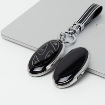 디브올 현대 더뉴아반떼CN7 쏘나타디엣지 디올뉴그랜저GN7 디올뉴코나SX2 아이오닉6 싼타페MX5 스마트키 케이스+H큐빅체인, 5버튼, 실버블랙