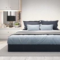 만능풀바른 합지벽지 LG49550-3 패브릭회벽 그레이, 일반풀바른벽지