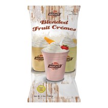 MOCAFE Smoothie Mix Blended Fruit Cremes Strawberry 모카페 스무디 믹스 스트로베리 딸기 1360g, 1개