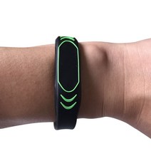 iot스위치 IOT제품 125khz rfid 쓰기 가능 T5577 재기록 실리콘 블랙 팔찌 2 개 팩, 한개옵션0