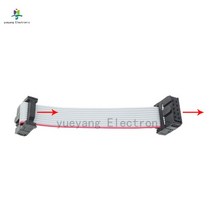2.54mm 피치 FC IDC 커넥터 케이블 어셈블리 플랫 리본 케이블 배선 와이어-보드 마이크로 매치 lengeh 200, 01 Opposite direction_04 12P
