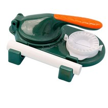 만두만드는기계 만두피 만두틀 도구 가정용 제조기 Dumpling Skin Artifact 2 in 1 Maker Manual Wrapper M, 04 2-green