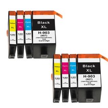 [해외] HP 903XL 903XL 용 HTL 903xl hp 903xl 잉크 카트리지 호환 HP Officejet Pro 6950 6960 6970 6975 프린터 용, 2 set