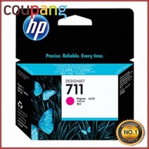HP 오케이전산 HP 정품플로터잉크 No.711 CZ131A Magenta T120 29ml T120, 단일 수량