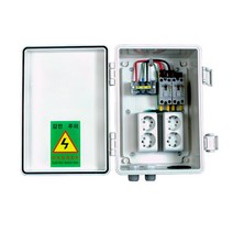 2구콘센트 NFB 2회로 내장형 방수분전함 방수분전반