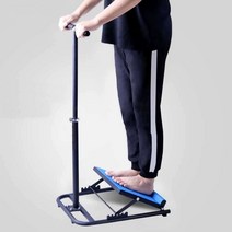 발목 경사대 종아리 스트레칭 보드 다리 운동기구, J 2022 파란색 강화