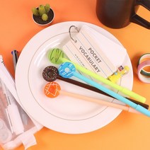갓샵 맛있는 도넛 볼펜 4종 [귀여운 특이한 디자인 문구 젤 펜 인싸 템 필기감좋은볼펜], 초코
