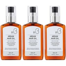 라입 R3 아르간오일 헤어에센스 무향, 100ml, 3개