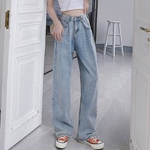 대박난박양 버클 와이드 데님 팬츠