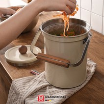 바겐슈타이거 스텐 음식물 쓰레기통 3L, 단품, 단품