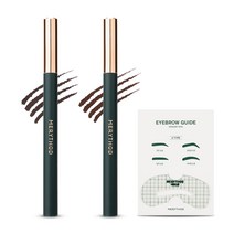 메리쏘드 릴타투 브로우펜 2개, 다크브라운 1개+내추럴브라운 1개+가이드 1개