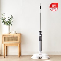 한경희 초고속예열 프리미엄 살균 스팀물걸레청소기 셀프클리닝 EHMS-D3000WT + 초극세사패드 4장, 한경희 스팀물걸레청소기 EHMS-D3000WT