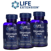 [2+1] 라이프 익스텐션 스트론튬 캡스 250mg 90베지캡슐