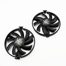 2PCS FDC10U12S9-C 쿨러 팬 교체 XFX AMD Radeon RX 470 4G 그래픽 카드 GPU 냉각, 01 fdc10u12s9-c
