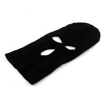 검정 복면 모자 복면 모자 겨울모자 방한모자 귀달이 두건 비니 니트모자 위장복면 패션소품 안면마스크 도둑모자 얼굴보호대 바람막이