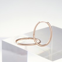 [클라비스] 14k 심플 골드링 원터치 귀걸이 CL14KP-EGP204 (원터치귀걸이/14k귀걸이/18k귀걸이/귀걸이/피어싱/반지/목걸이/선물추천/데일리스타일)