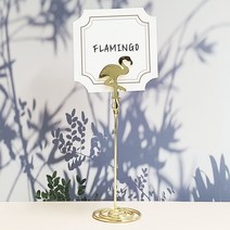 빵집 베이커리 디저트 네임택 가격표 플라밍고 골드