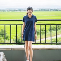 녹턴 데일리 무지 피케 원피스
