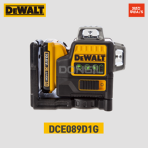 디월트 3x360° DEWALT 그린 레이저 세트 (DCE089D1G)