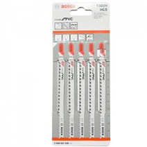 직소날PVC용/보쉬직소날T302H/5Pcs/132mm/T302H톱날