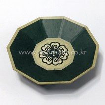 한지 접시류 DIY 한지공예 만들기세트 두리한지공방, 15.10각접시(2)_초록