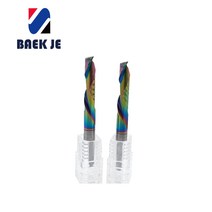 1NCF 컴프레션 엔드밀 DLC 코팅 하드우드용 소프트우드용 CNC엔드밀 3~6, 1NCF0622, 1개