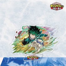 레고장식장 아크릴장식장 피규어장식장 유리장식장 New My Hero Academia 캐릭터 아크릴 스탠드 모델 플레, 24 24