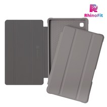 라이노 핏 갤럭시탭 A7 라이트 lite 8.7 노블 케이스_2021년형, 모카 그레이