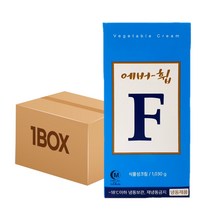 [박스] 에버휩F 휘핑크림 1030g 식물성크림 가당 생크림 선인, 에버휩초코[1박스]