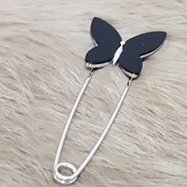 나비 옷핀브로치