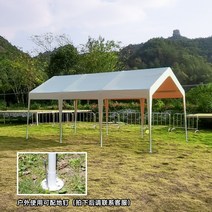 차고 천막 주차장 주차 텐트 야외 이동식 그늘막 간이 주택 차고지, 천이 없는 3X6
