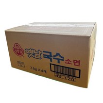 오뚜기 옛날국수 소면 3kg 4개입 1박스 업소용 대용량, 4개