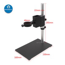 금속 스탠드 브래킷 홀더 범용 현미경 브래킷 USB 디지털 전자 현미경 테이블 40mm 직경 조절 가능, 01 Stand Holder Bracket