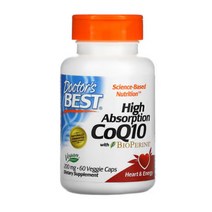 닥터스베스트 고흡수율 코엔자임 큐텐 Q10 CoQ10 200mg 60캡슐
