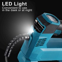 전동공기펌프 타이어 Makita 18V 배터리 사용 자전거 오토바이 공에 대 한 3 노즐 휴대용 무선 공기 압축기, 한개옵션0
