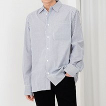 캐주얼 남자 셔츠 데일리 남방 스트라이프 데이트코디 커플 체크 셔츠 캐쥬얼 와이드 블라우스