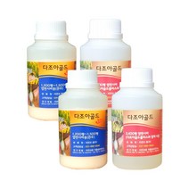 다조아 골드 250ml + 골드 플러스 250ml 2세트 콩 참깨 영양제 식물 영양 촉진제 다수확 고추 벼 토마토 비료 약, 골드2개+골드플러스2개 + em팩