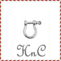 가구부속 M6 연결부속 체인 잠금부속 C형 로프 샤클 SUS304 고리 와이어, hncbio 본상품선택